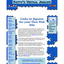 Dotty's Jigsaw Puzzles: links to jigsaws for your own web site