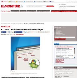 RT 2012 : Knauf refond son offre doublages - Industrie/Négoce