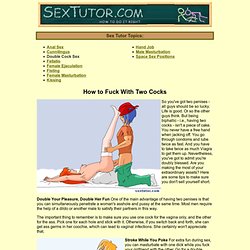 Double Cock Sex Techniques