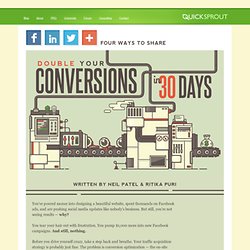 Double Your Conversions in 30 Days