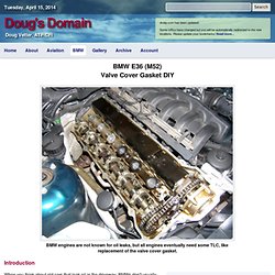 BMW Valve Cover Gasket DIY