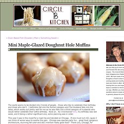 Mini Maple-Glazed Doughnut Hole Muffins