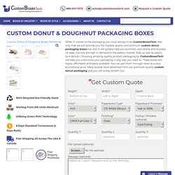 Custom Donut & Doughnut Packaging Boxes - Custom Printed Bakery Boxes