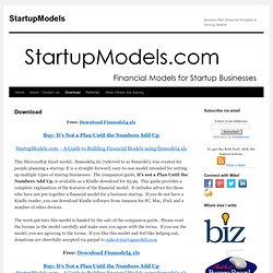 Download - StartupModels