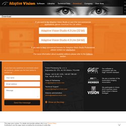 Download - Adaptive Vision