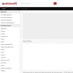 Free Downloadable MP3 Audio Books