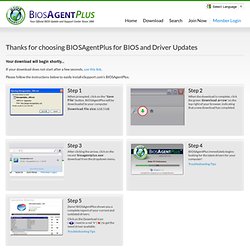 Download BIOSAgentPlus to extend the life of your computer