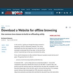 Download a Website for offline browsing