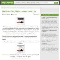Download Yoga Classes – practice forever