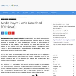 Download Media Player Classic Home Cinema for Windows 64bit Free