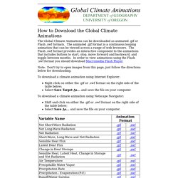 How to Download the Global Climate Animations