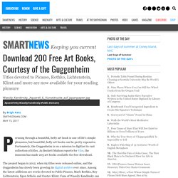 Download 200 Free Art Books, Courtesy of the Guggenheim