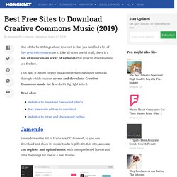 20+ Websites to Download Creative Commons Music For Free