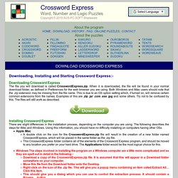 Download Crossword Express