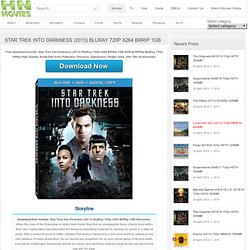 Star Trek Into Darkness (2013) BluRay 720p x264 BRRip 1GB