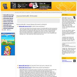 Download DeSmuME - DS Emulator