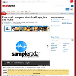 SampleRadar: 1,007 free criminal damage samples