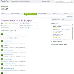 aspnet - Release: Dynamic Data 3.5 SP1 Samples