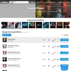 VIDEVO - Sound Effects Royalty Free FX Download Stock Audio