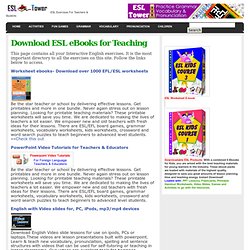 Download ESL eBooks for Teaching