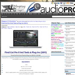 Final Cut Pro X Incl Tools & Plug-ins (2011)