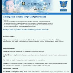 Writing your own life script (MP3 Download) - Self Hypnosis, Guided Imagery, & Meditation