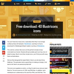 Free download: 40 Illustricons icons