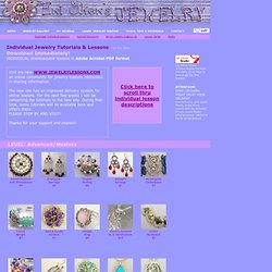 Download online individual jewelry making lessons & tutorials by Eni Oken