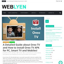 How to Download and Install Oreo TV APK on Android Phone and Laptop