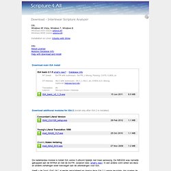 Download - Interlinear Scripture Analyzer