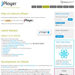 Download jPlayer : HTML5 Audio & Video for jQuery