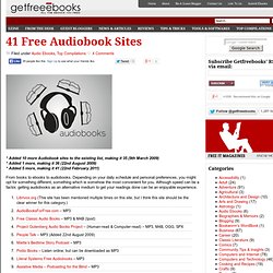 Free Audiobook Sites