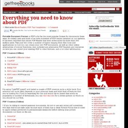 Everything you need to know about PDF