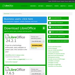 LibreOffice Productivity Suite - The Document Foundation