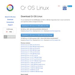 Download Chrome OS Linux