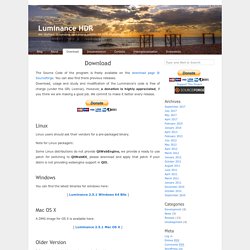 Download « Luminance HDR
