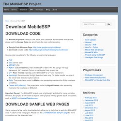 The MobileESP Project: Easily detect mobile web site visitors » Download MobileESP