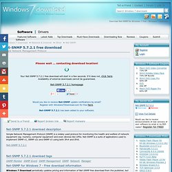 Download Net-SNMP for Windows 7 free