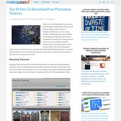 Top 10 Sites To Download Free Photoshop Textures