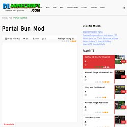 Download Portal Gun Mod 1.16/1.12.2 and 1.10.2 - Mods Gun 3D