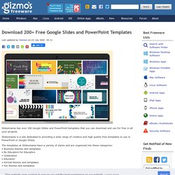 Download 200+ Free Google Slides and PowerPoint Templates