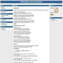 Download Privatix Live-System