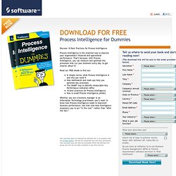 Download Free - Process Intelligence for Dummies