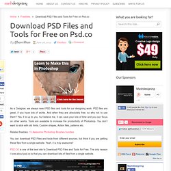 Download PSD Files and Tools for Free on Psd.co 