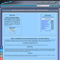 Download Qbasic for Windows 7 and Windows 10