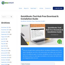 Download QuickBooks Tool Hub 2021 Free Link; Install & Setup