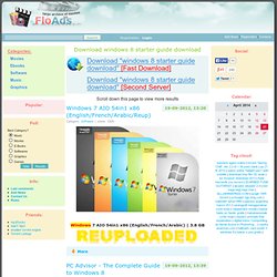 windows 8 starter guide download » Download FREE - From torrent, extabit, rapidshare, rapidgator, uploaded.net, netload, lumfile