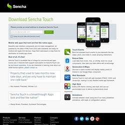 Download Sencha Touch