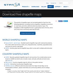 Download free shapefile maps