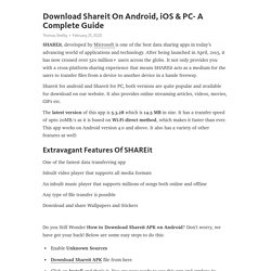 Download Shareit On Android, iOS & PC- A Complete Guide